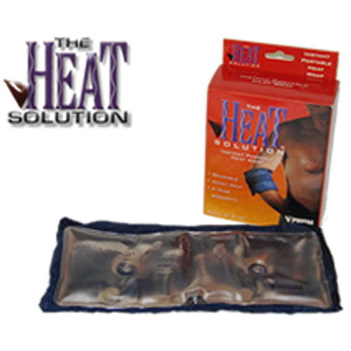 THE HEAT SOLUTION Instant Reusable Heat Pack Size 4"x10"