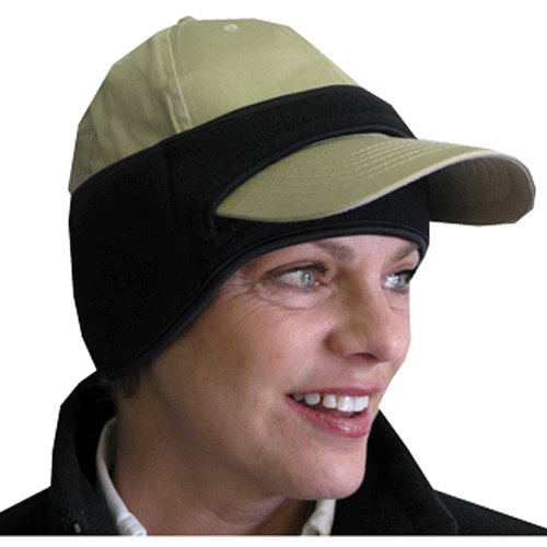 THERMAFUR Air Activated Heating Ear Bands for Baseball Caps With HEAT PAX